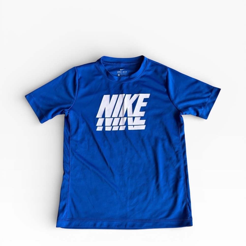Nike Royal Blue Tee with White Logo